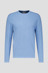 Pull bleu clair à structure fine  de Casual Five pour Hommes