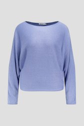 Pull bleu clair avec strass et encolure ronde de D'Auvry pour Femmes