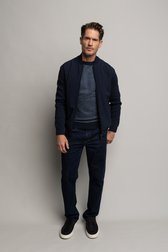 Photo supplémentaire 5 de Pull bleu en maille à rayures de Dansaert Blue pour Hommes