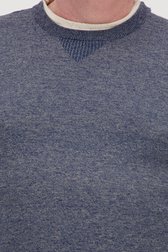 Pull bleu fin	 de Jefferson pour Hommes
