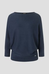 Pull bleu foncé à manches chauve-souris de More & More pour Femmes