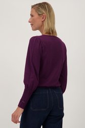 Pull bordeaux pailleté de D'Auvry pour Femmes