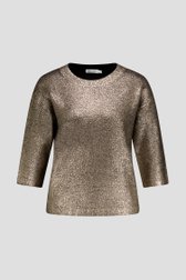 Photo produit 1 de Pull bronze chiné à manches 3/4 de D'Auvry pour Femmes