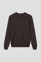 Photo produit 1 de Pull brun à col rond de Matinique pour Hommes