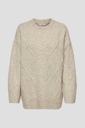 Photo produit 1 de Pull câblé beige clair de JDY pour Femmes