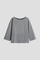 Photo produit 1 de Pull chiné bleu-gris de Opus pour Femmes