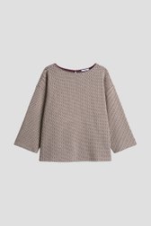 Photo produit 1 de Pull chiné bordeaux-beige de Opus pour Femmes