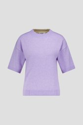 Photo produit 1 de Pull coloré en lilas et jaune clair de Liberty Loving nature pour Femmes