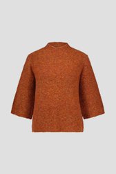 Pull doux orange de Claude Arielle pour Femmes
