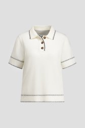 Photo produit 1 de Pull écru à manches courtes de LŌVING pour Femmes