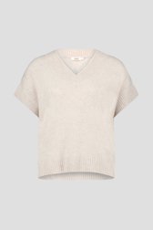 Pull écru à manches courtes de Libelle pour Femmes