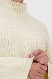 Pull écru à manches larges	 de Geisha pour Femmes