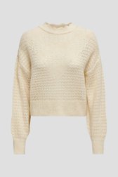 Pull écru au motif de crochet fin de JDY pour Femmes