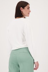 Pull écru avec perles de D'Auvry pour Femmes
