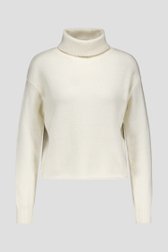 Photo produit 1 de Pull écru doux à col roulé - Louise x Tine de Louise pour Femmes