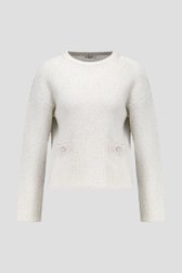 Pull écru en bouclette de Louise pour Femmes