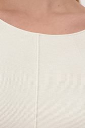 Pull écru finement tricoté de Liberty Island pour Femmes