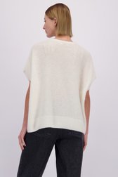 Le dos de Pull écru sans manches de D'Auvry pour Femmes