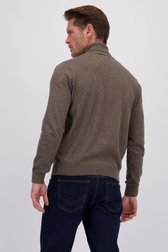 Le dos de Pull en coton à col roulé - taupe de Dansaert Blue pour Hommes