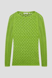 Pull en crochet vert de Bicalla pour Femmes