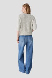 Le dos de Pull en fil mouliné moelleux à effet de Opus pour Femmes