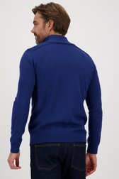 Pull en laine bleu de Dansaert Blue pour Hommes