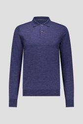 Photo produit 1 de Pull en laine bleu foncé à col de Upper East pour Hommes