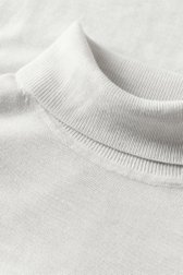 Photo produit 2 de Pull en laine écru à col roulé de Matinique pour Hommes