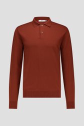 Photo produit 1 de Pull en laine marron à col de Upper East pour Hommes