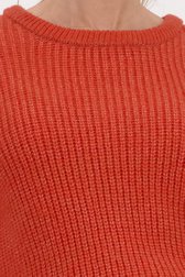 Pull en laine orange avec des reflets dorés de AC by Annelien Coorevits pour Femmes