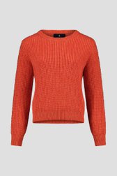 Pull en laine orange avec des reflets dorés de AC by Annelien Coorevits pour Femmes