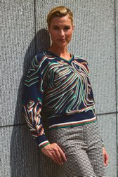 Pull en maille avec imprimé de Claude Arielle pour Femmes