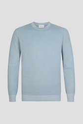 Photo produit 1 de Pull en maille bleu clair à col rond de Michaelis pour Hommes