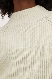 Pull en maille écru à manches amples de JDY pour Femmes