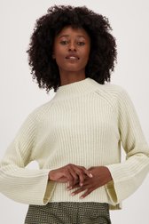 Pull en maille écru à manches amples de JDY pour Femmes