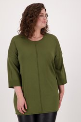 Pull en maille fine vert foncé de Only Carmakoma pour Femmes