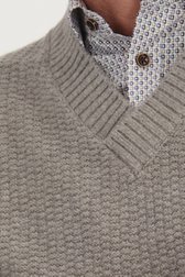 Pull en maille gris clair de Dansaert Blue pour Hommes