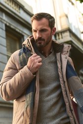 Pull en maille gris clair de Dansaert Blue pour Hommes