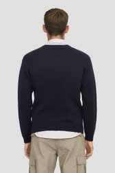 Pull en maille marine à col rond de ONLY & SONS pour Hommes