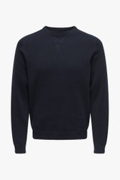 Pull en maille marine à col rond de ONLY & SONS pour Hommes
