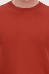 Pull en maille orange de BlueFields pour Hommes