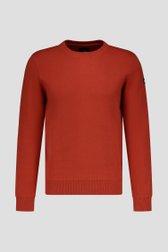 Pull en maille orange de BlueFields pour Hommes