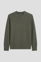 Photo produit 1 de Pull en maille vert foncé de Marc O'Polo pour Hommes