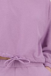 Pull en tissu sweat-shirt violet clair de Liberty Island pour Femmes