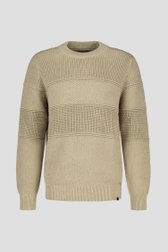 Pull en tricot beige de Ravøtt pour Hommes