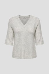 Pull en tricot écru avec col en V de JDY pour Femmes