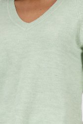 Pull en tricot vert avec encolure en V de JDY pour Femmes