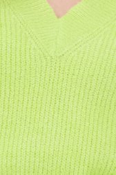 Pull en tricot vert clair avec encolure en V de JDY pour Femmes