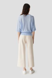 Pull fin bleu clair avec manches chauve-souris de Opus pour Femmes