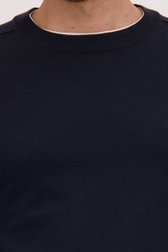 Détail de Pull fin bleu de Marc O'Polo pour Hommes